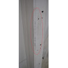 Lot de 2 Moulures Goulottes Passe-Câble Blanches IBOCO Clip45 Tercia TA-C45 90x55mm Pas Cher