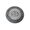Bonde de Fond Liner EVERBLUE Pour Piscine Enterrée Ø200mm Anthracite