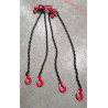 Elingue à Chaîne 4 Brins Avec Crochet Raccourcisseur 6.7T 2m - 20714