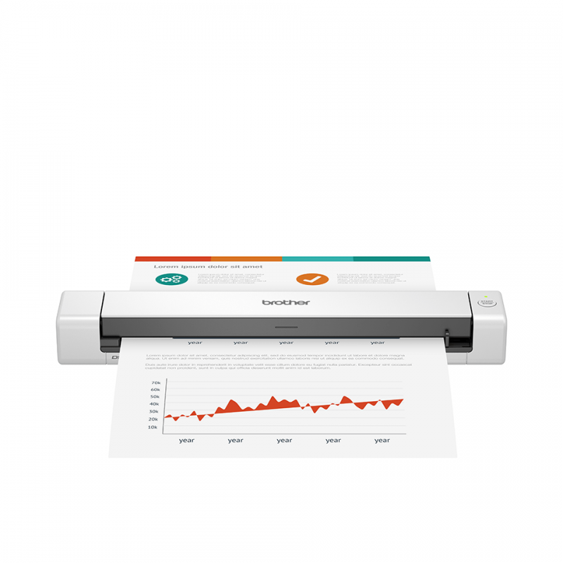 Scanner Mobile de Documents BROTHER DSmobile Connecteur USB Noir/Blanc Scanner Mobile de Documents BROTHER DSmobile Connecteur USB Noir/Blanc