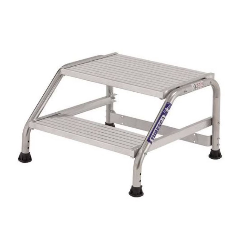 Marchepied Fixe Modul Aluminium 2 Marches TUBESCA Marchepied Fixe Modul Aluminium 2 Marches TUBESCA