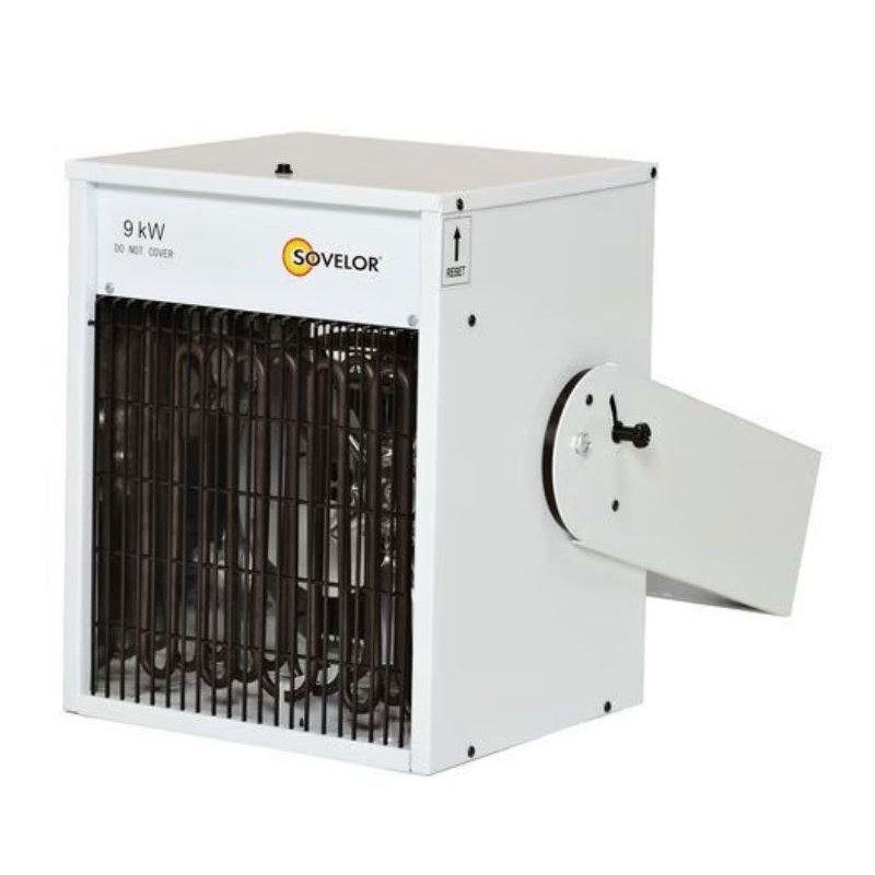 Chauffage Mural Electrique 9kW SOVELOR à Air Pulsé 400V 120m3 Chauffage Mural Electrique 9kW SOVELOR à Air Pulsé 400V 120m3