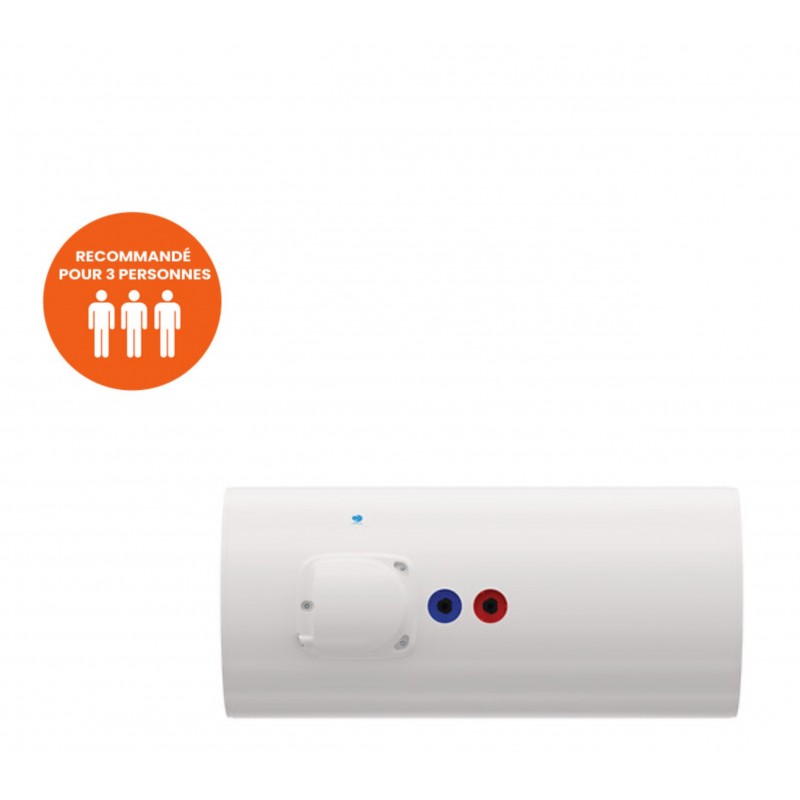 Chauffe-Eau Électrique 150L CUMULUS Stéatite Horizontal Mural Monophasé - 954313 Chauffe-Eau Électrique 150L CUMULUS Stéatite Horizontal Mural Monophasé - 954313
