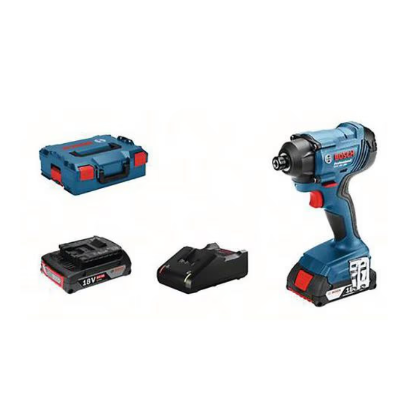 Visseuse à Chocs Sans Fil BOSCH GDR18V-160 avec 2 Batteries - 06019G5100 Visseuse à Chocs Sans Fil BOSCH GDR18V-160 avec 2 Batteries - 06019G5100