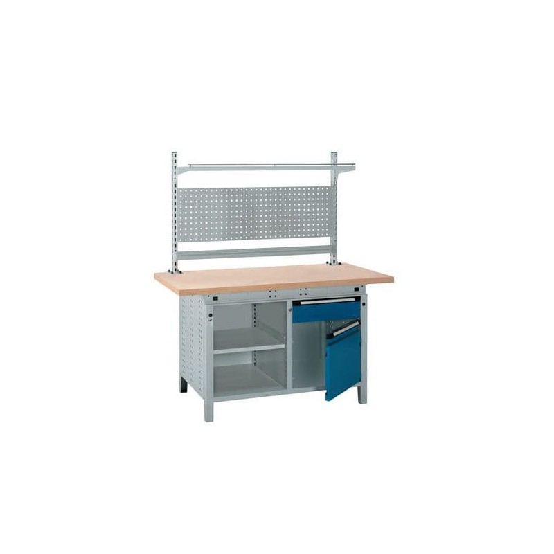 Etabli d'Atelier Industriel en Acier KIND Avec Superstructure Charge 1200kg - Function 152 Etabli d'Atelier Industriel en Acier KIND Avec Superstructure Charge 1200kg - Function 152