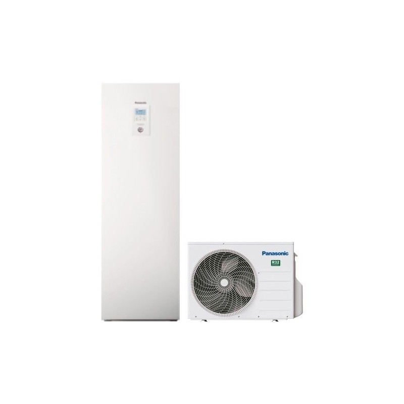 Ensemble Pompe à Chaleur Air/Eau 9kW PANASONIC Aquaréa ECS Intégré R32 Monophasé Ensemble Pompe à Chaleur Air/Eau 9kW PANASONIC Aquaréa ECS Intégré R32 Monophasé