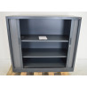 Armoire Basse à Rideaux de Bureau MTI 120x105x43cm AM1210R-GA