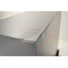 Armoire Basse à Rideaux de Bureau MTI 120x105x43cm PAS CHER