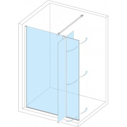 Paroi de Douche Droite + Mobile ALTERNA
