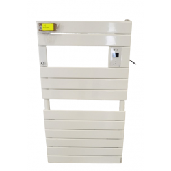 Sèche-Serviettes Electrique 500W ATLANTIC Adelis Connecté Vertical Blanc