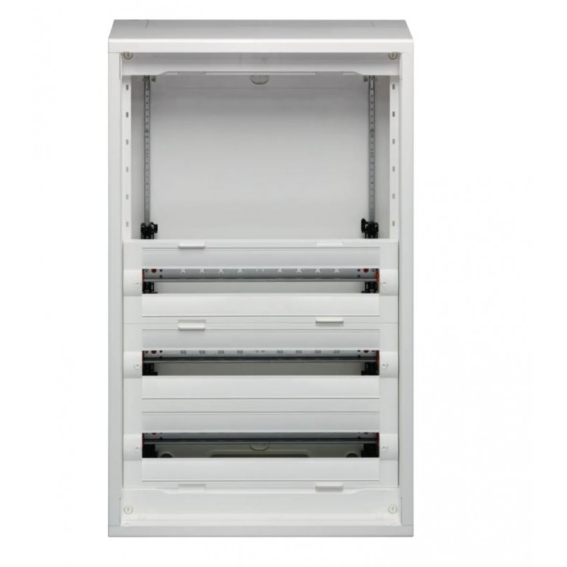 Coffret Electrique en Saillie HAGER New Vega D 5 Rangées H850 120 Modules Sans Porte Coffret Electrique en Saillie HAGER New Vega D 5 Rangées H850 120 Modules Sans Porte