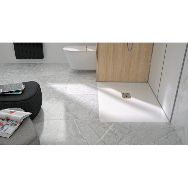 Receveur de Douche KINEDO Kinefirst 120x90cm en Résine Biocryl Blanc - RD474 Receveur de Douche KINEDO Kinefirst 120x90cm en Résine Biocryl Blanc - RD474