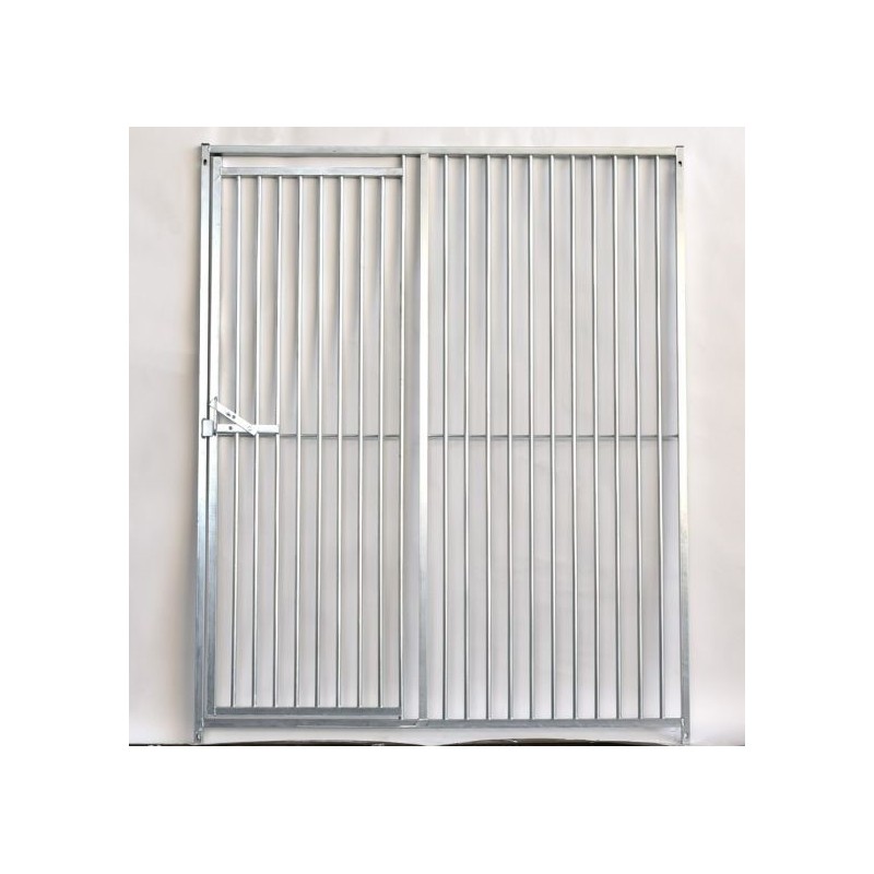 Panneau de Porte Barreaux Pour Chenil Galvanisé H184xL150cm Panneau de Porte Barreaux Pour Chenil Galvanisé H184xL150cm