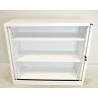 Armoire Basse à Rideaux de Bureau MTI 2 Tablettes