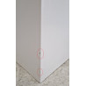 Armoire Basse à Rideaux de Bureau MTI 2 Tablettes pas cher.