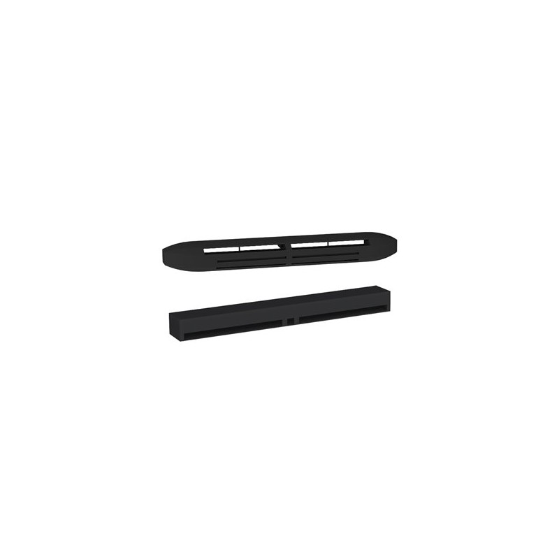 Kit Entrée d'Air Hygroréglable Acoustique ATLANTIC EH 5/45 Avec Rallonge et Capuchon Noir Kit Entrée d'Air Hygroréglable Acoustique ATLANTIC EH 5/45 Avec Rallonge et Capuchon Noir