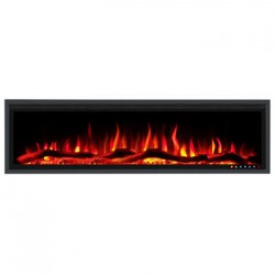 Insert Electrique Effet Flammes 1400-1600W Avec Télécommande