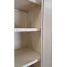 Armoire Haute Monobloc à Portes Battantes Avec 5 Etagères pas cher.
