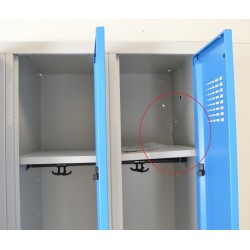 Vestiaire Industrie Propre 3 Colonnes Monobloc SUM 330W pas cher.