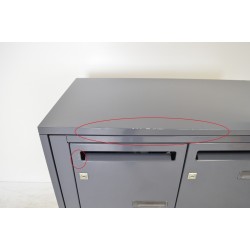 Bloc de 4 Boîtes aux Lettres LEABOX Collectives Intérieur pas cher