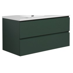 Meuble Sous-Vasque de Salle de Bain DELPHA Unique 2 Niveaux L120xP44xH55cm