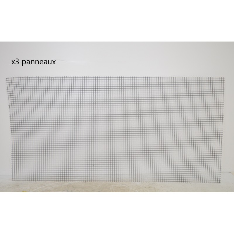 Lot de 3 Panneaux Grillage Serrurier Acier Brut Lot de 3 Panneaux Grillage Serrurier Acier Brut
