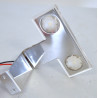 Éclairage Lampe LED VIDEL Blanca S Chromé