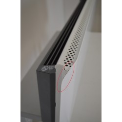 Radiateur Électrique Double Corps de Chauffe 1000W NOIROT Evolution Plinthe Pas Cher