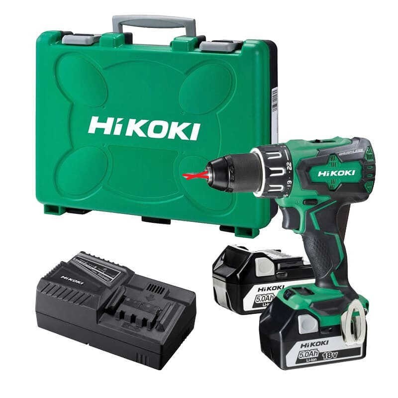 Perceuse Visseuse à Percussion HIKOKI 18V 5,0Ah Li-Ion Brushless Avec 2 Batteries + Chargeur Perceuse Visseuse à Percussion HIKOKI 18V 5,0Ah Li-Ion Brushless Avec 2 Batteries + Chargeur