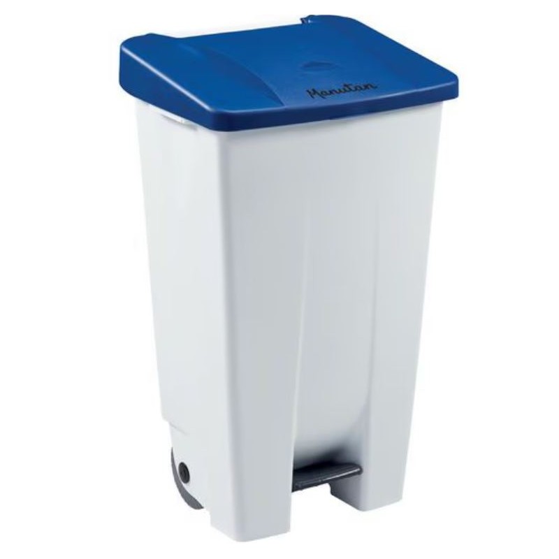 Poubelle Mobile à Pédale 120 L Pour Tri Sélectif Avec 2 Roue et Poignée Ergonomique Poubelle Mobile à Pédale 120 L Pour Tri Sélectif Avec 2 Roue et Poignée Ergonomique