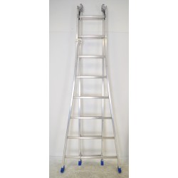 Escabeau Echelle Transformable 2 Plans TUBESCA Platinium 2x8