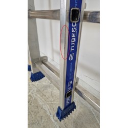 Escabeau Echelle Transformable 2 Plans TUBESCA Platinium pas cher.