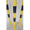 Arceau de Protection d'Angle Acier Jaune et Noir pas cher.