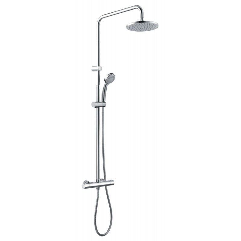 Colonne de Douche Avec Mitigeur Thermostatique ALTERNA Priméo 2 Douchette 2 Jets Chromé Colonne de Douche Avec Mitigeur Thermostatique ALTERNA Priméo 2 Douchette 2 Jets Chromé