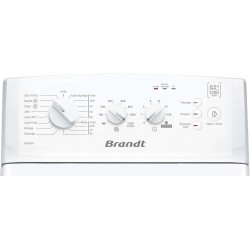 Lave-Linge Top 6,5kg BRANDT 1200trs/min 17 programmes
