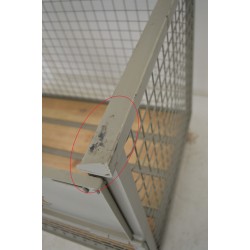 Caisse-Palette Conteneur Grillagé Semi-Ouvert en Acier Pas Cher