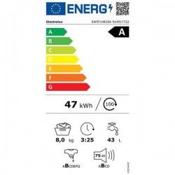 Lave-Linge Hublot 8kg ELECTROLUX EW5F1483SA