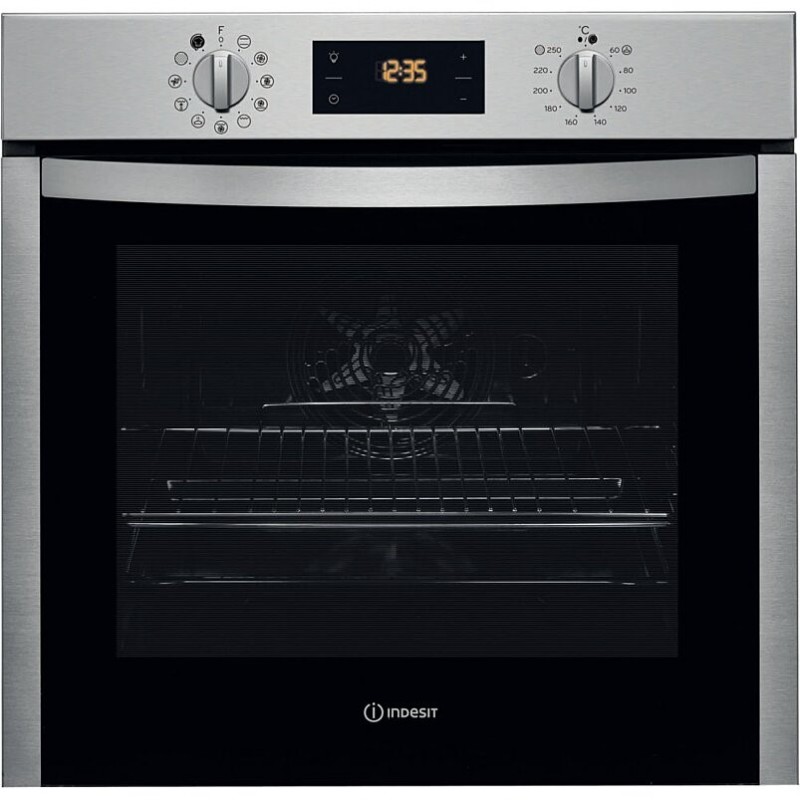 Four Encastrable Multifonctions 71L INDESIT 60cm Nettoyage Pyrolyse Inox Four Encastrable Multifonctions 71L INDESIT 60cm Nettoyage Pyrolyse Inox