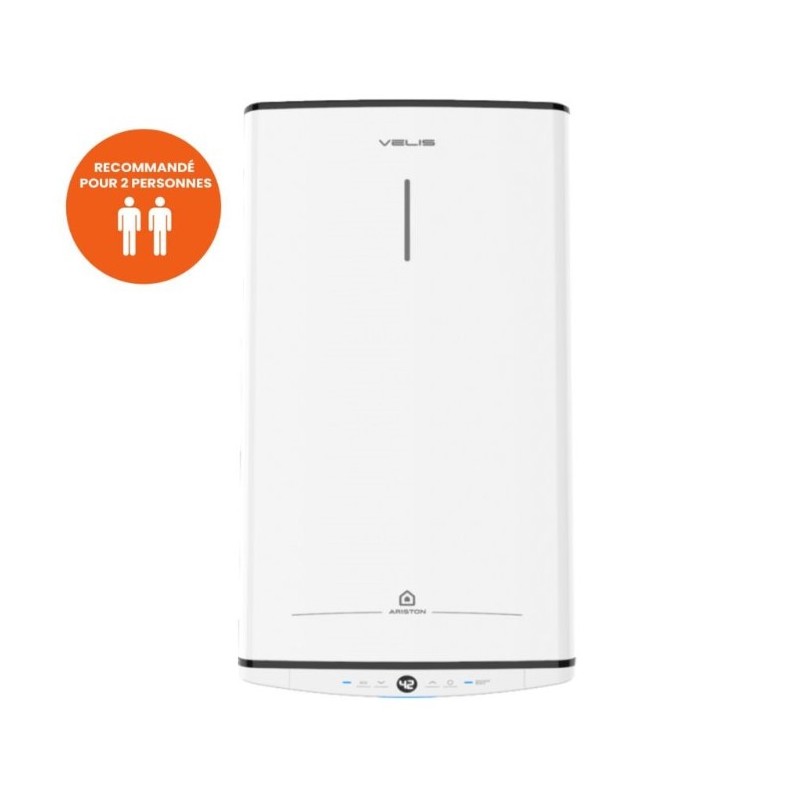 Chauffe-Eau Électrique Plat 45L ARISTON Velis Pro Multi-Positions Vertical/Horizontal Mural Chauffe-Eau Électrique Plat 45L ARISTON Velis Pro Multi-Positions Vertical/Horizontal Mural
