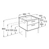 Meuble Sous-Vasque de Salle de Bain ROCA Victoria A857468516