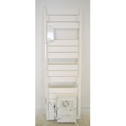 Sèche-Serviettes Électrique 1500W ATLANTIC Adelis Étroit Connecté Avec Soufflerie