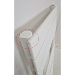 Sèche-Serviettes Électrique 1500W ATLANTIC Adelis Étroit Connecté Avec Soufflerie pas cher.