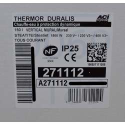 Chauffe-Eau Électrique 150L THERMOR Duralis 271112