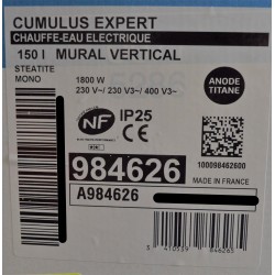Chauffe-Eau Électrique 150L CUMULUS EXPERT Stéatite 984626