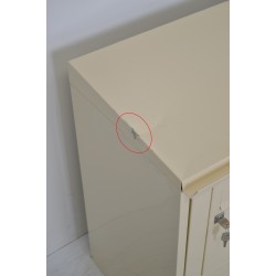 Bloc de 6 Boîtes aux Lettres LEABOX Collectives Intérieur Mural Marron Pas Cher