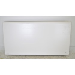 Radiateur Électrique Double Corps de Chauffe 2000W NOIROT Radiasoft Connecté Horizontal Blanc