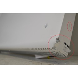 Radiateur Électrique Double Corps de Chauffe 2000W NOIROT Radiasoft pas cher.