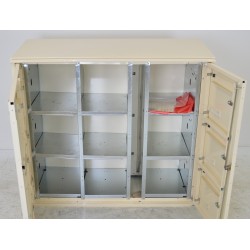 Bloc de 9 Boîtes aux Lettres LEABOX Ivoire - 2x3