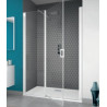 Porte Pivotante Sans Seuil de Douche KINEDO Smart 2 XXL 117/121cm - PA2008BTNE