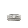 Panier Métal Rond ZONE DENMARK Ø20x6,5cm Gris